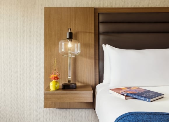 image of a deluxe kind bedside table