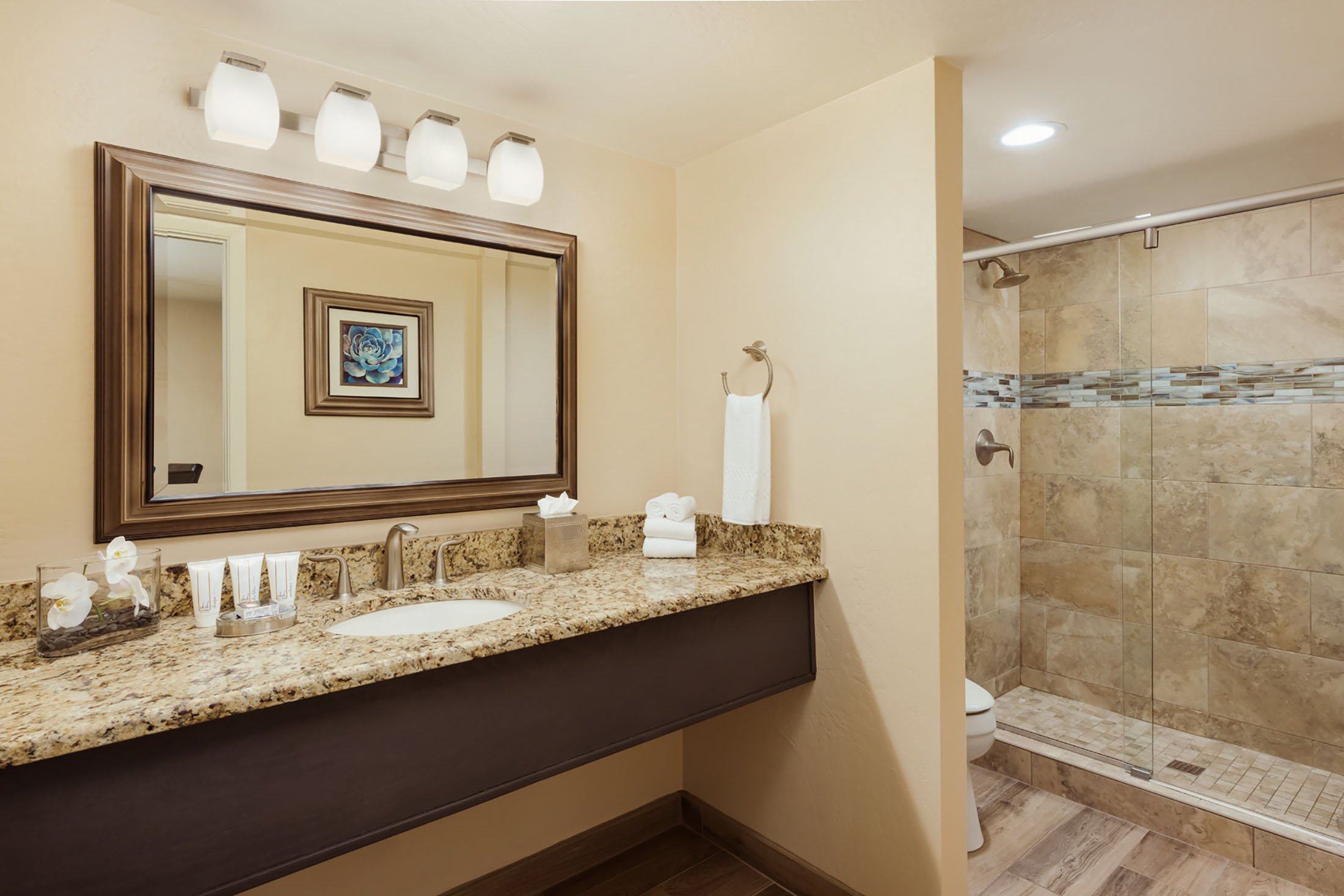 image of the Two Story Villa Downstairs Bathroom