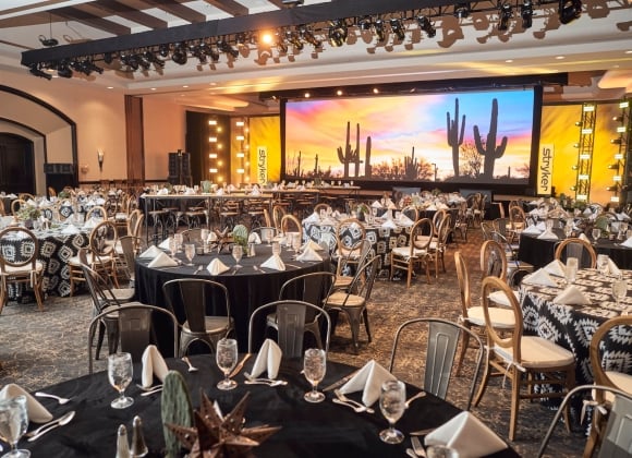 Grande Ballroom decorated