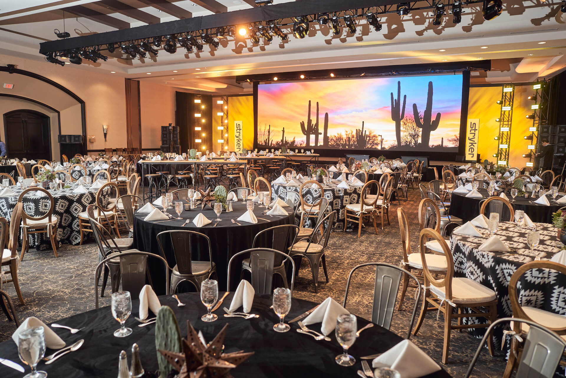 Grande Ballroom decorated