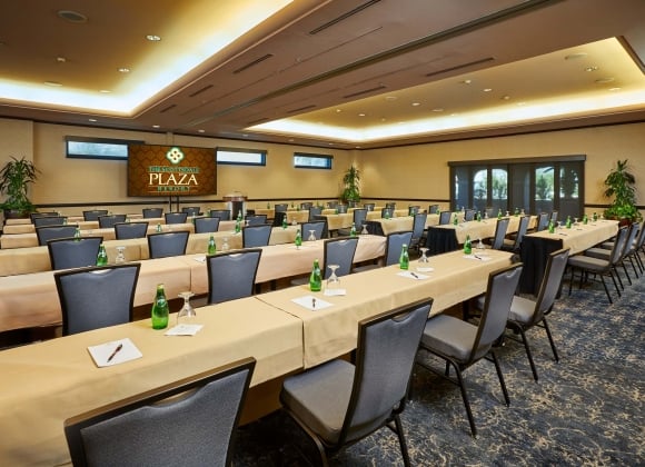 image of La Valencia set up as a classroom