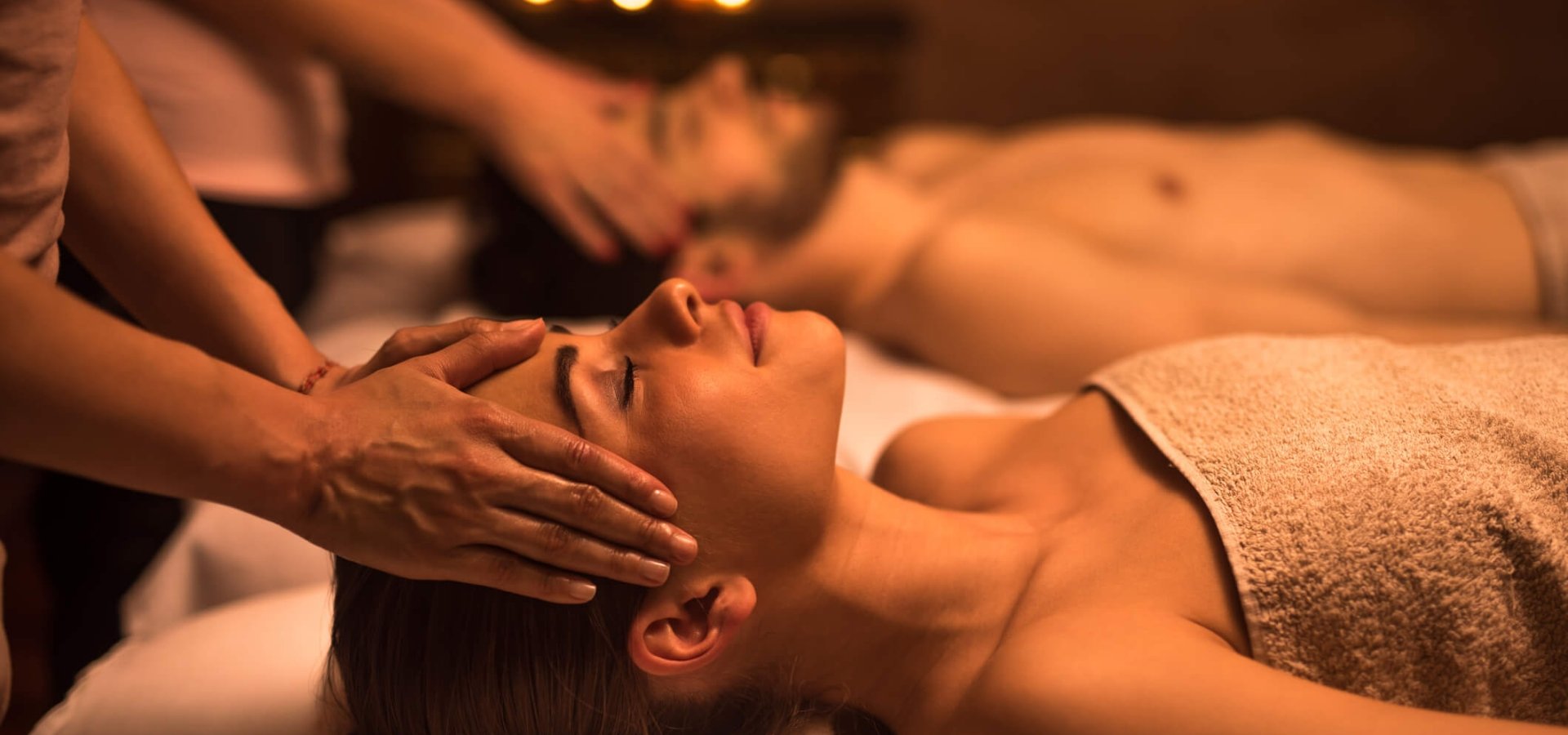 Image of couple enjoying a massage
